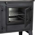 Globe Fire Atlas – Holzherd 7 kW aus Gusseisen mit Backofen & Kochplatten – Bild 2