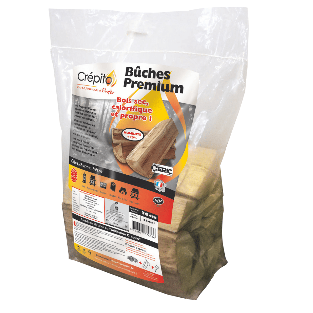SAC-BUCHES-PREMIUM-25DM3.png Premium-Brennholzsack 30 cm trocken gedämpft brennbereit – Bild 1